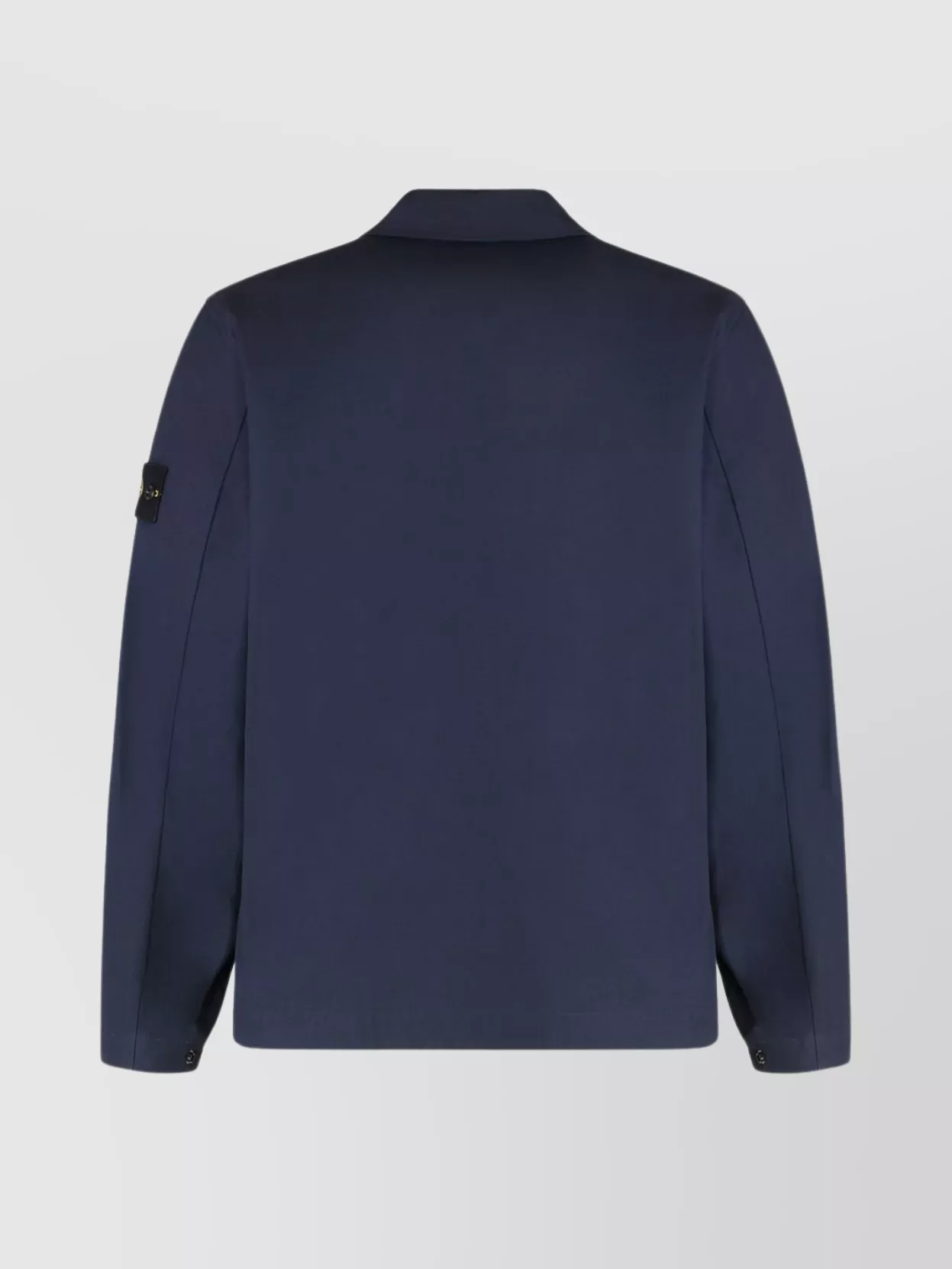 Stone Island Cotton Panama Long Sleeve Overshirt