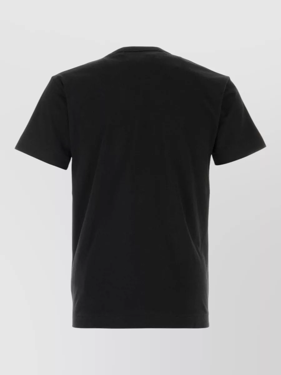 Comme Des Garçons Play Cotton Crew Neck Short Sleeve T-Shirt