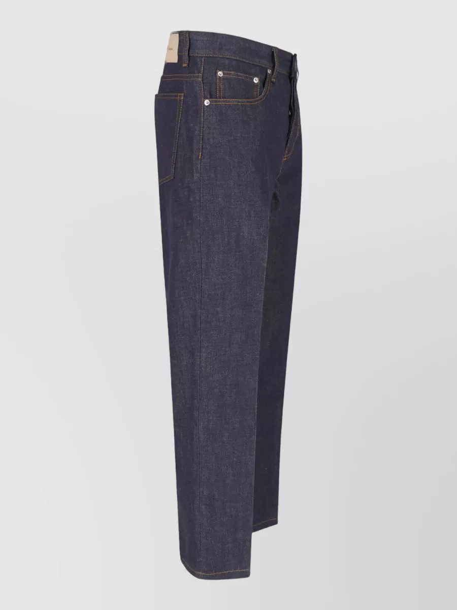 Ami Paris Straight-Leg Denim Jeans