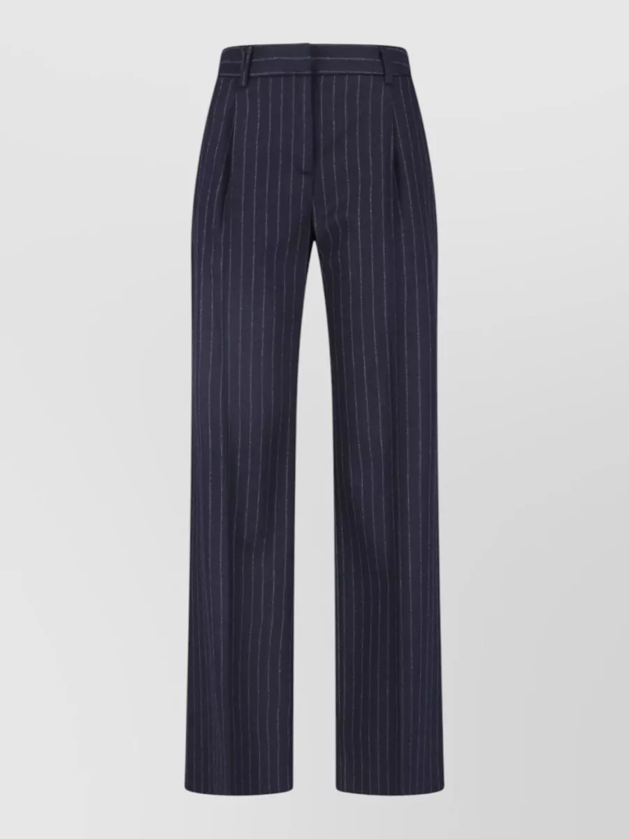 Lardini cashmere straight-leg tailored trousers
