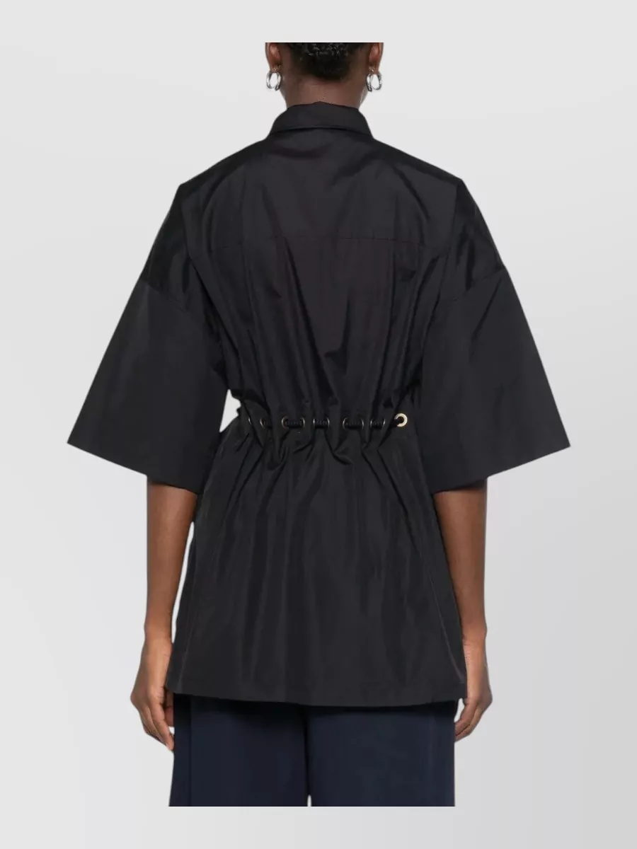 Max Mara Cotton Short-Sleeve Blouse