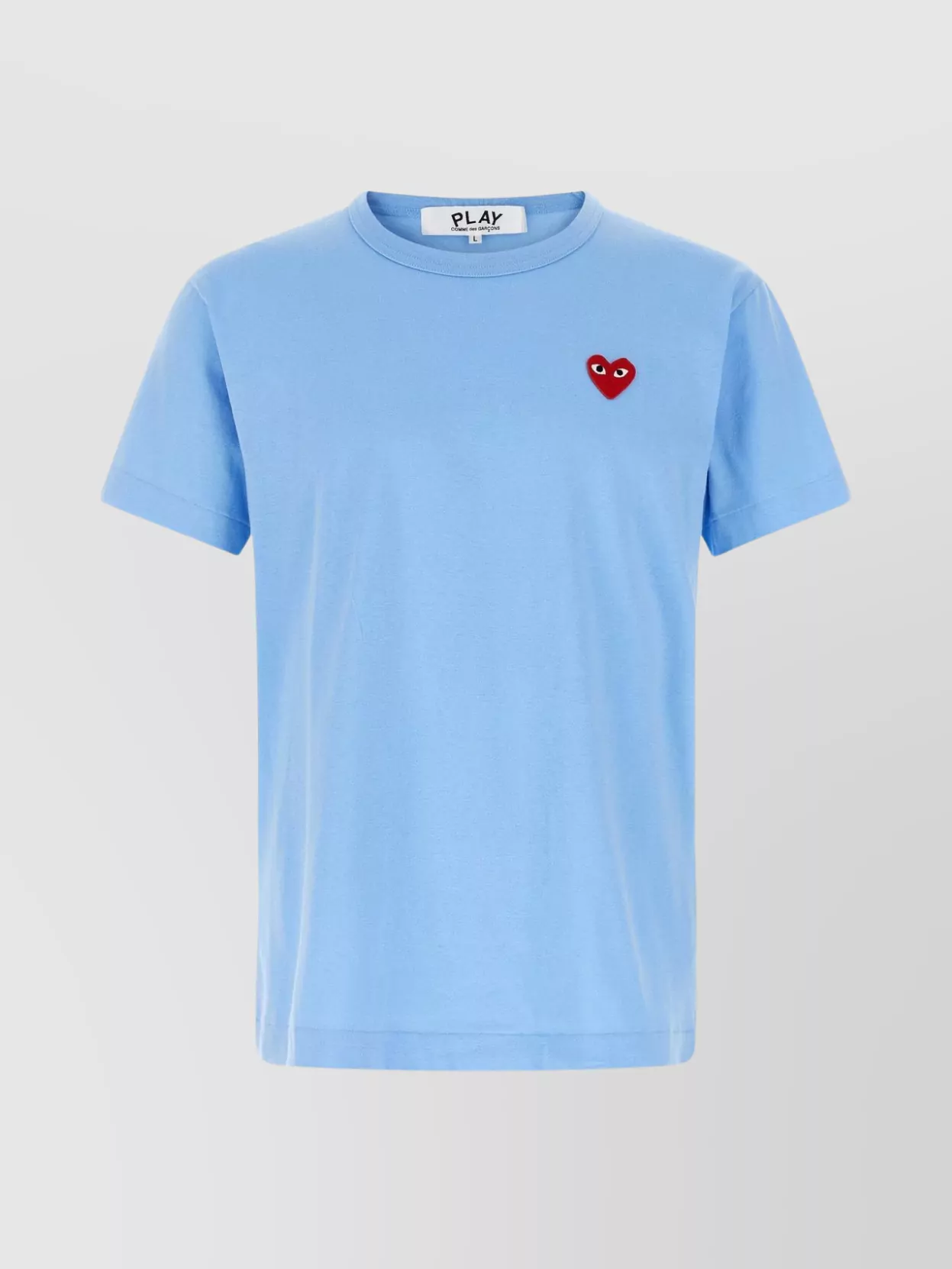 Comme Des Garçons Play Crew Neck Logo Patch T-shirt