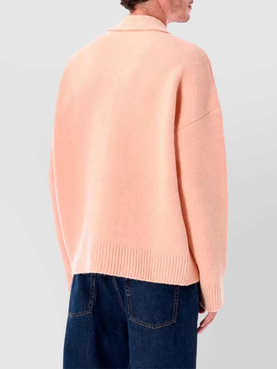 Ami Paris Alpaca Wool Knit Sweater Vest