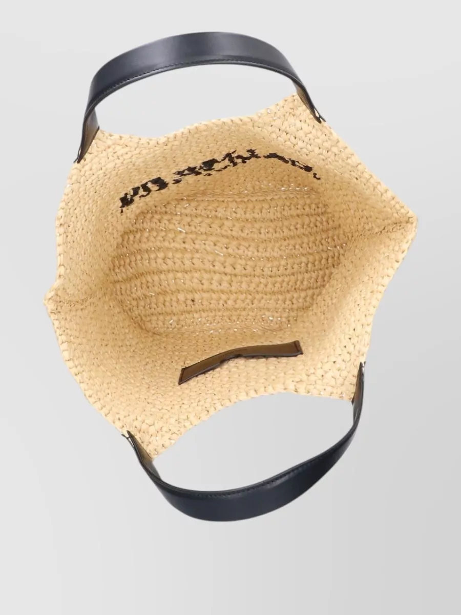 Balmain Mini Crochet Beach Bag