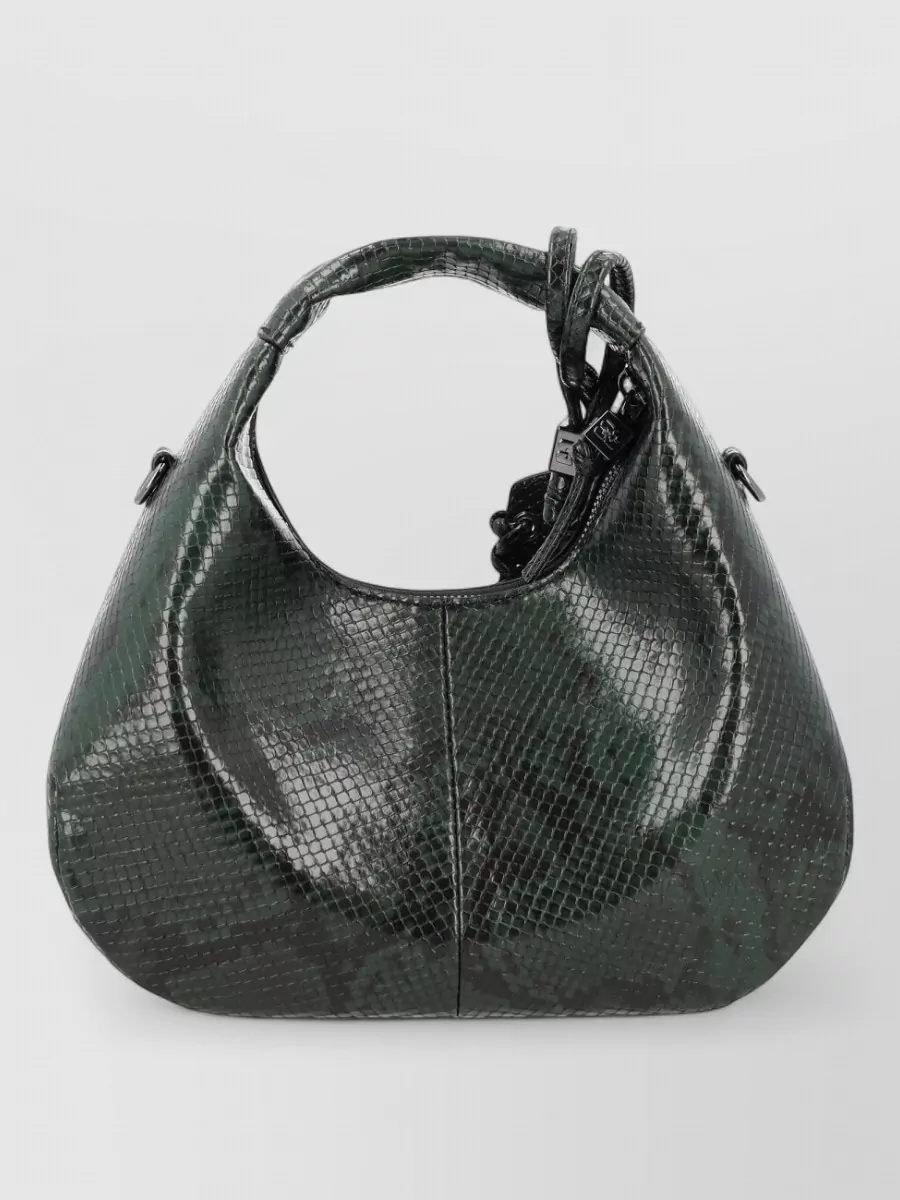 Ganni Hobo mini recycled polyester shoulder bag