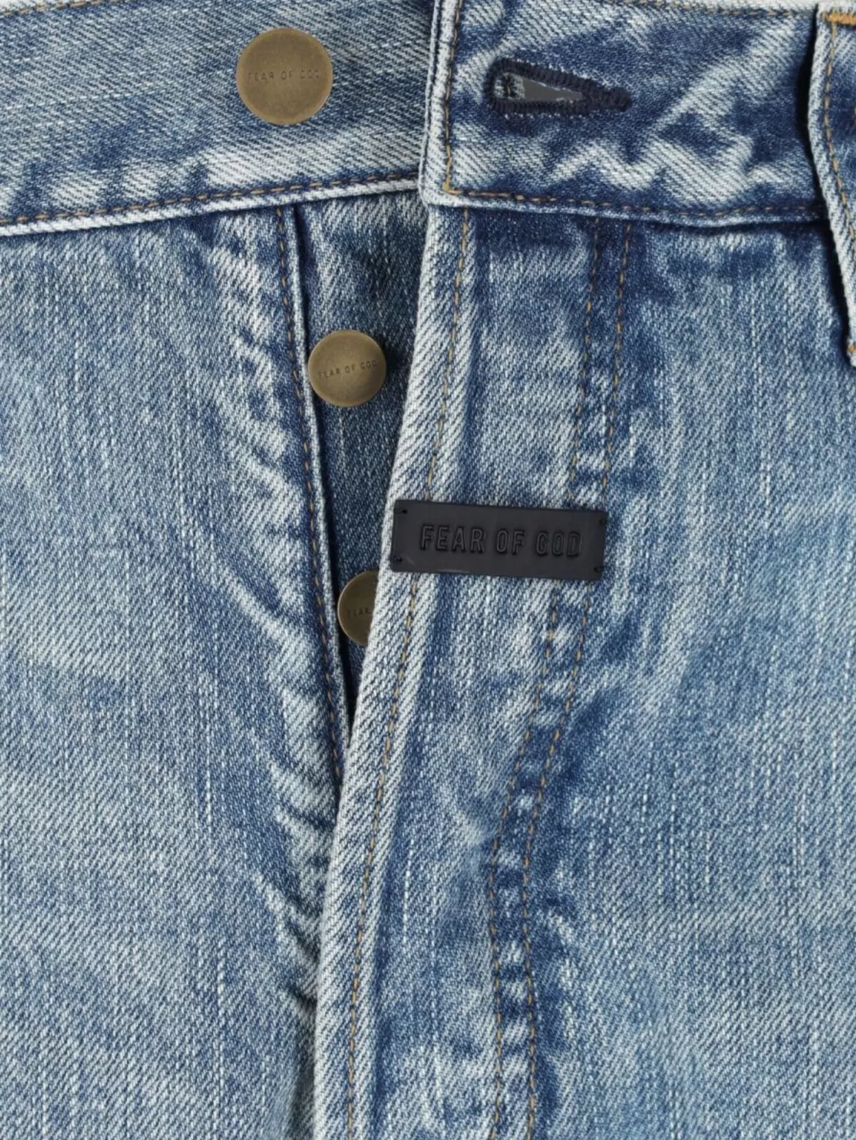 Fear Of God Straight Leg Trousers With Pockets And Loops