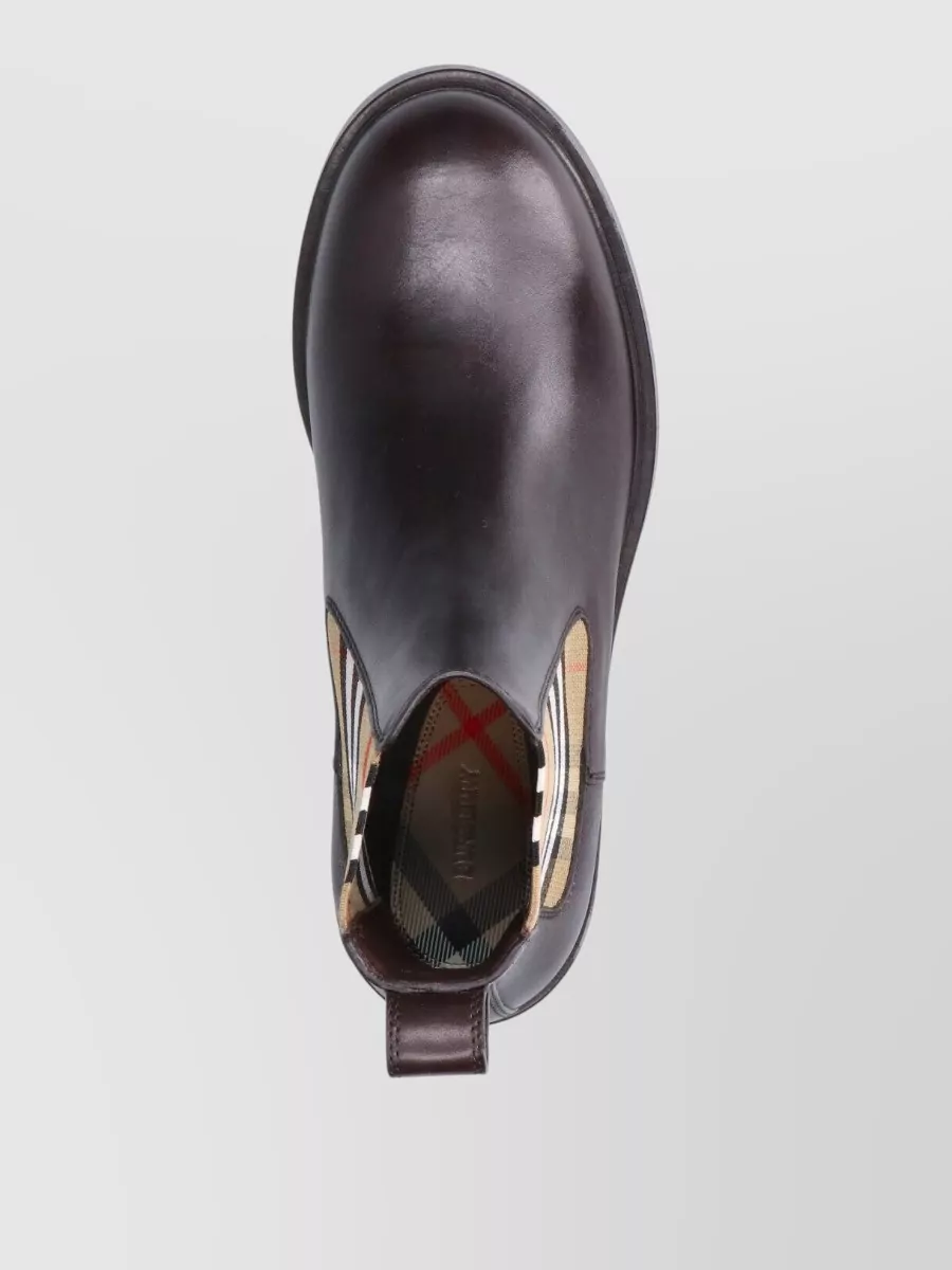 Burberry Leather Ankle Boots