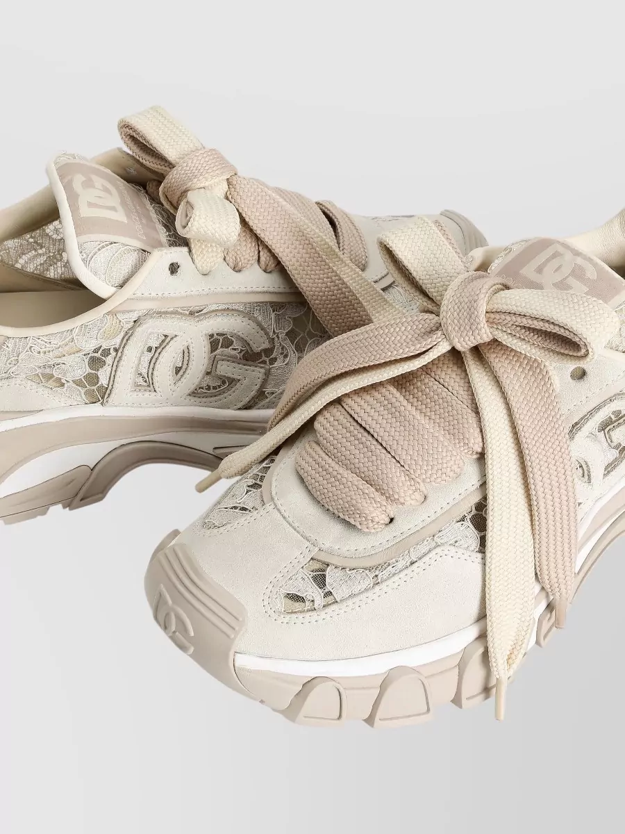 Dolce&Gabbana Leather Low-Top Sneakers