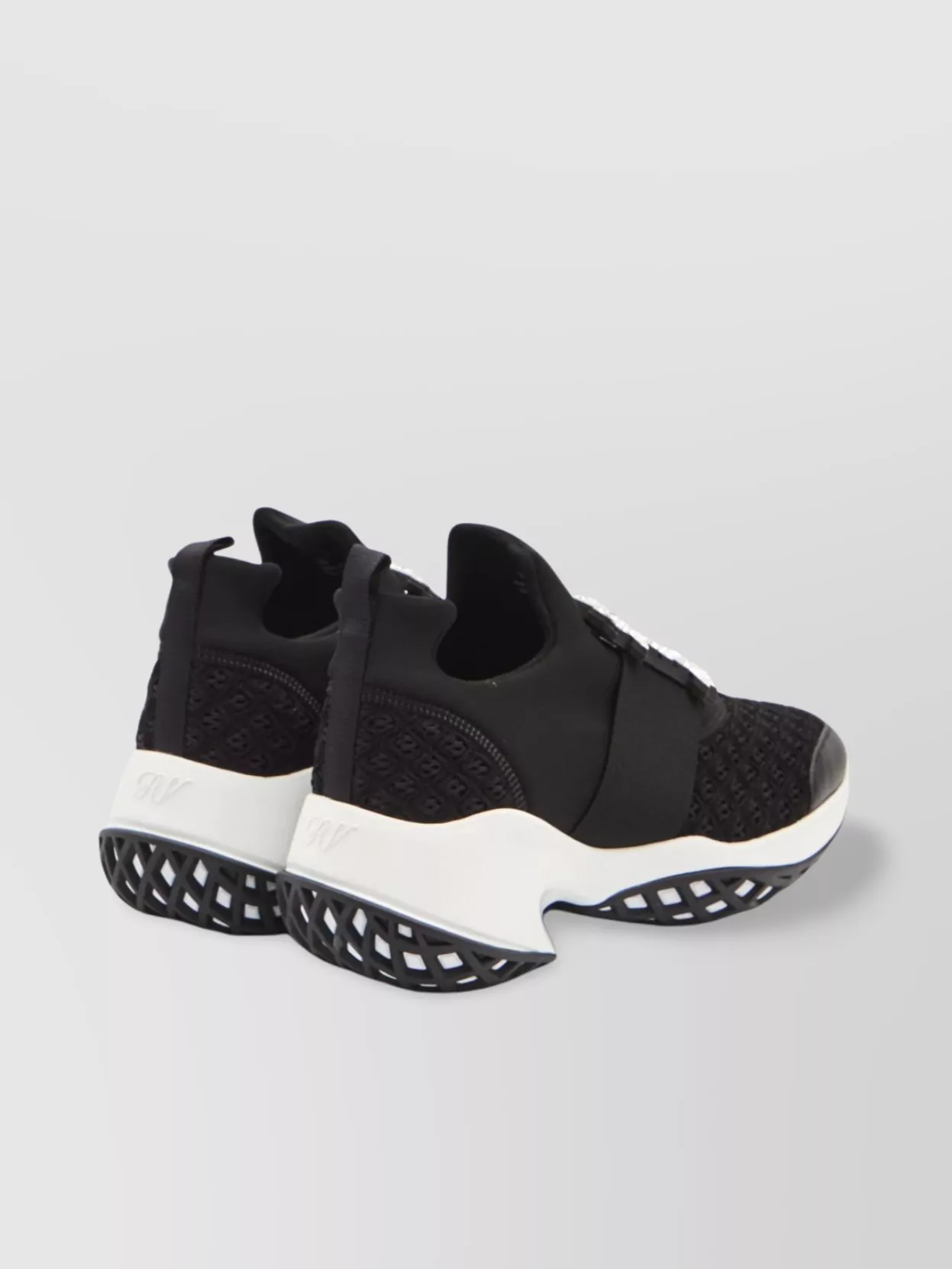 Roger Vivier Fabric Sneakers Choc Heel