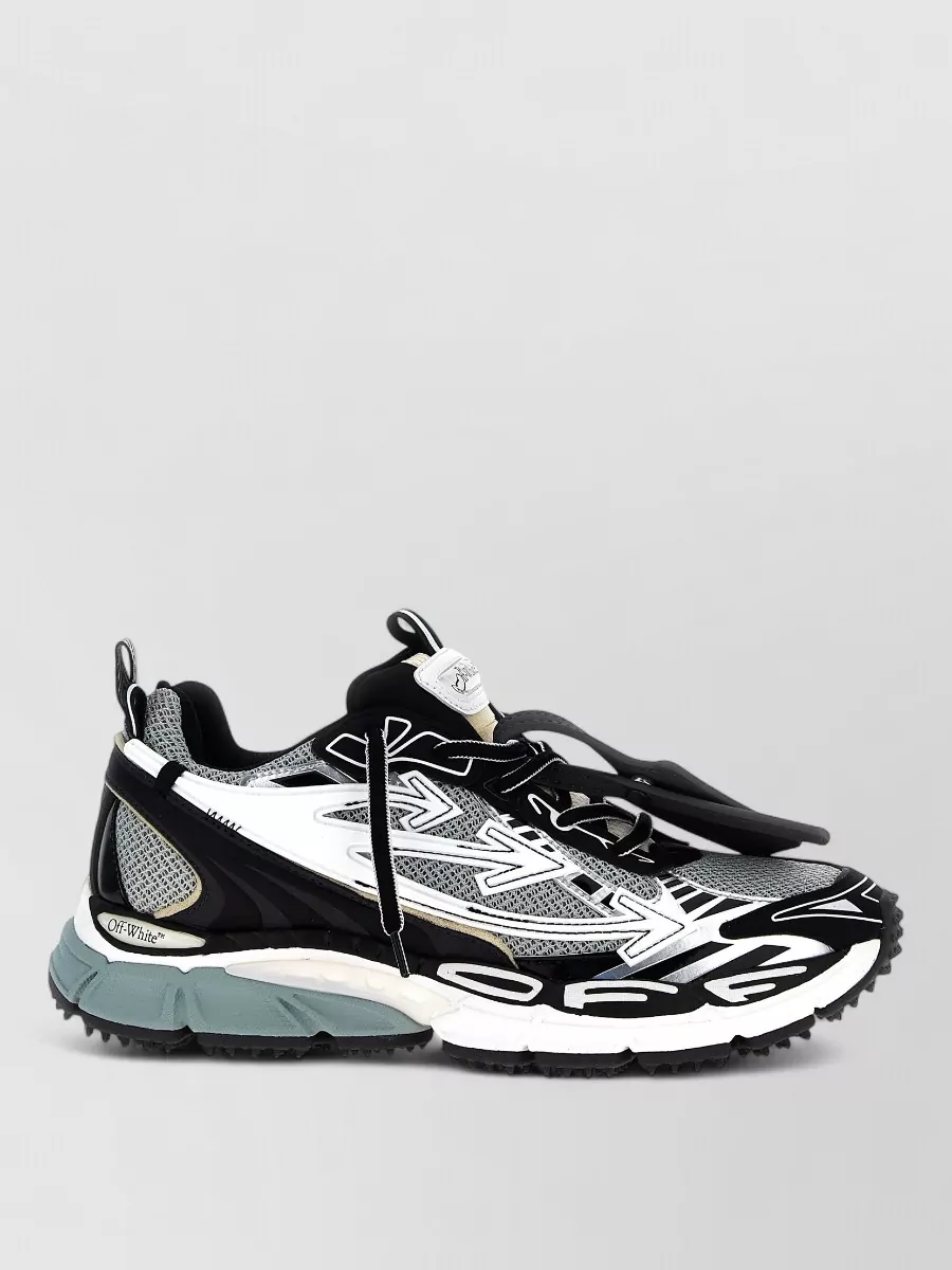 Off-White Leather Low-Top Sneakers