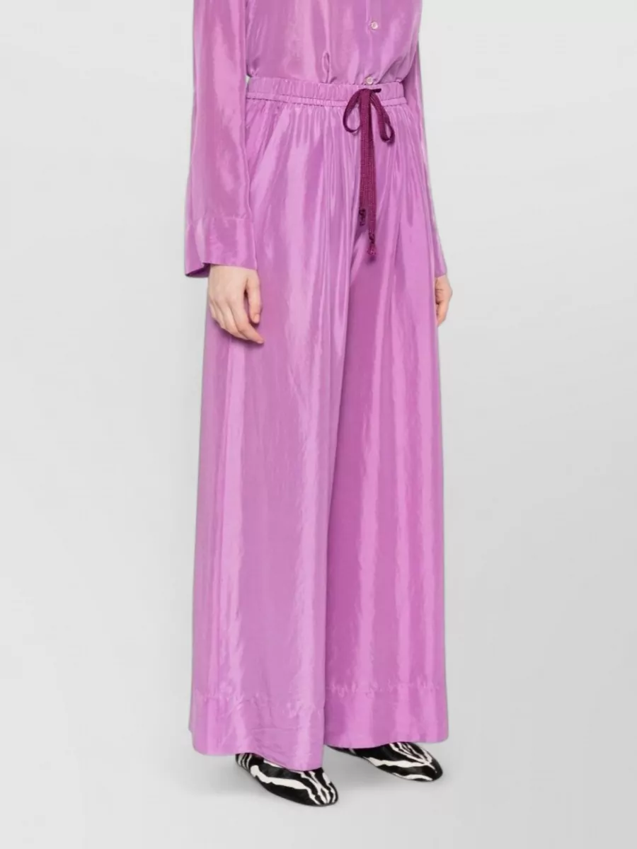Forte Forte Silk Wide-Leg Trousers