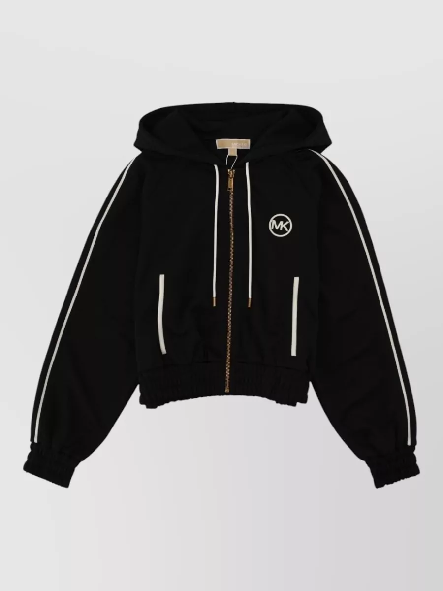Michael Kors logo piqué jacket