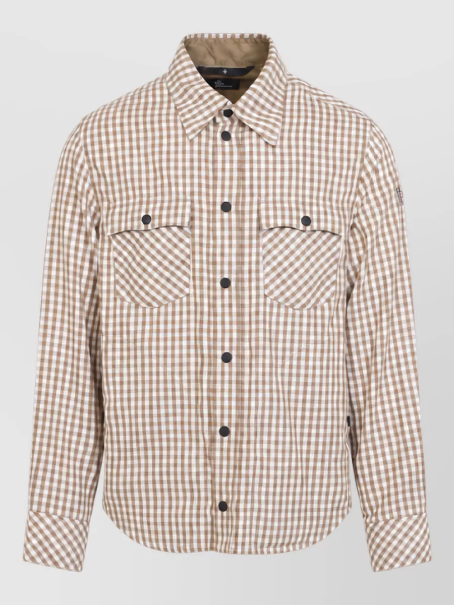 Moncler Grenoble Checked Shirt Jacket