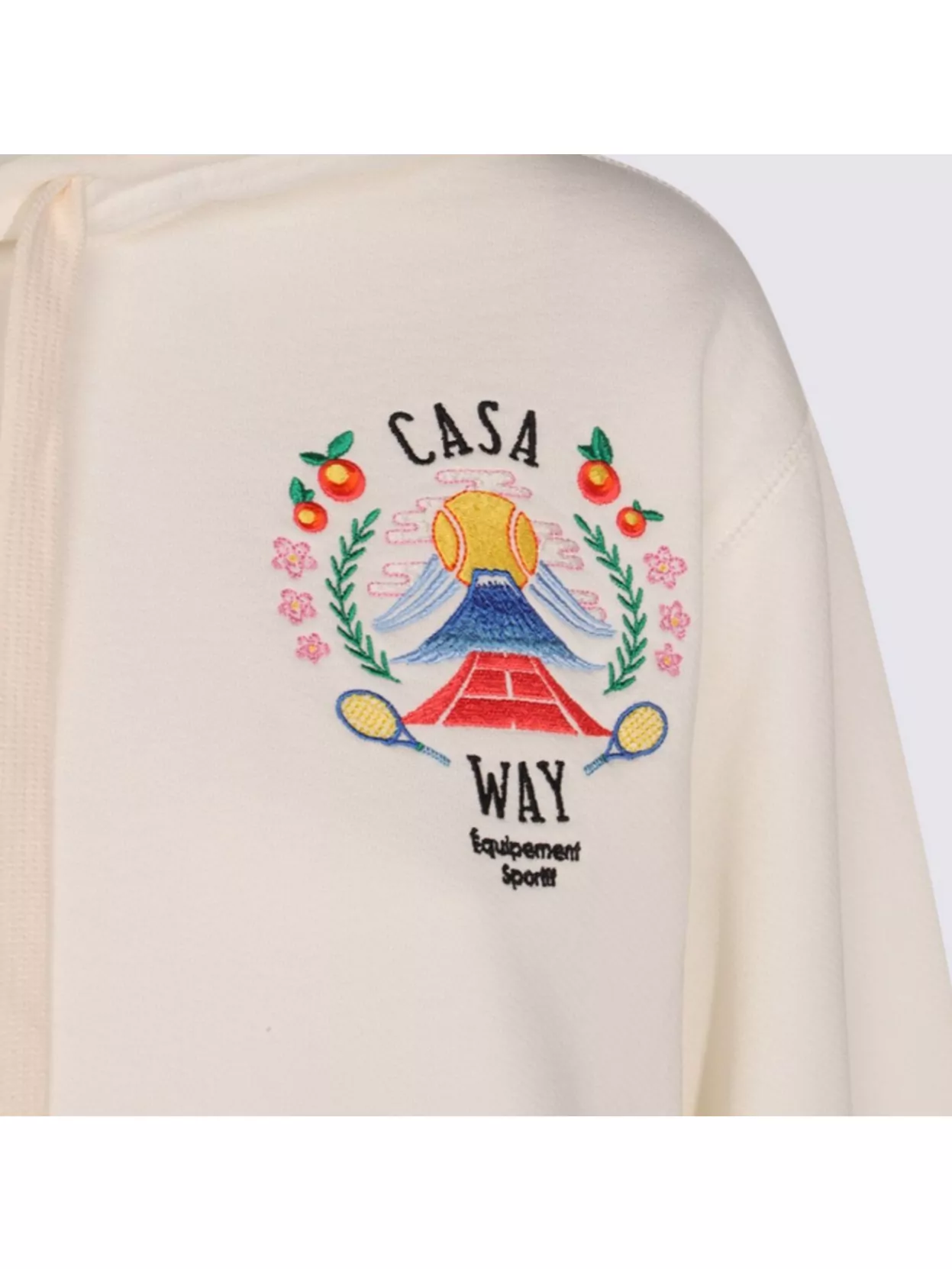 Casablanca Knitwear Hood Embroidered Detail