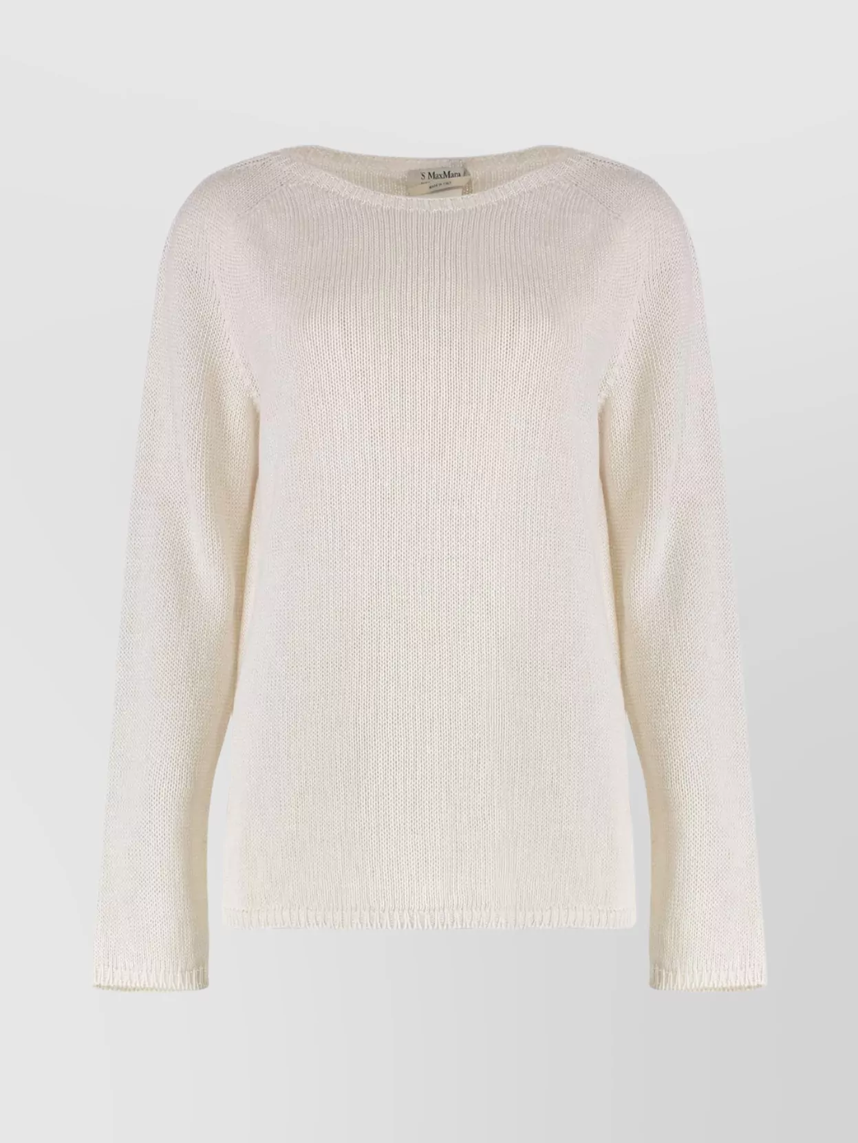 's Max Mara Ribbed Knit Crew-neck Wool Sweater