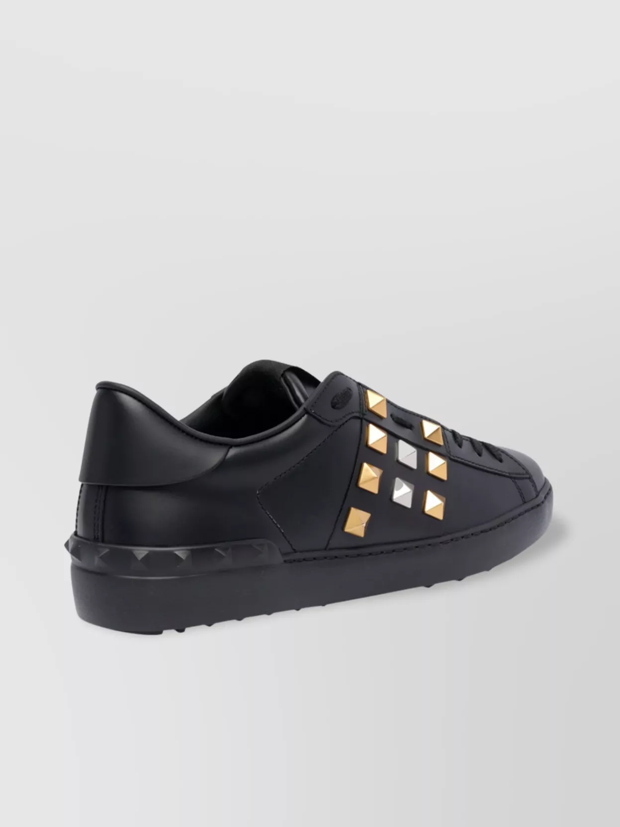 Valentino Garavani Low Top Leather Studded Sneakers