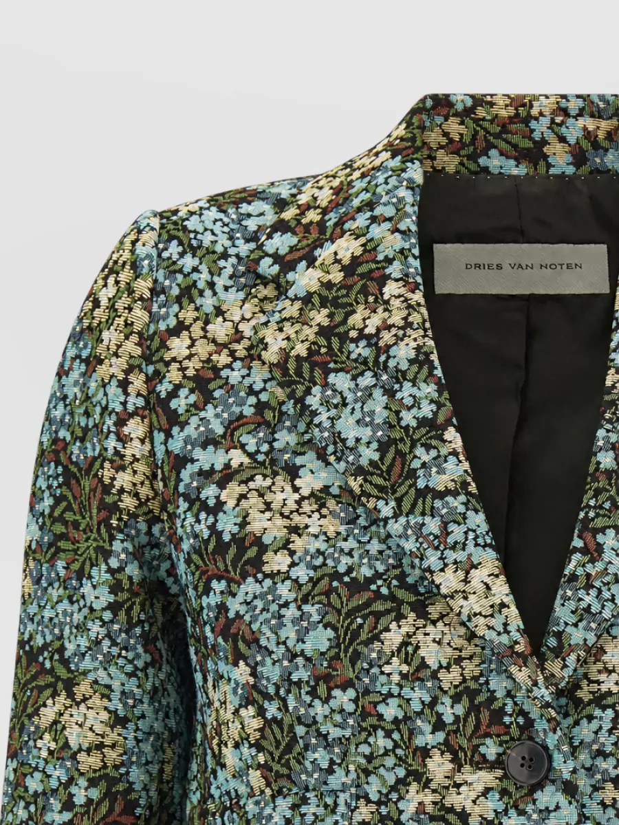 Dries Van Noten Floral Jacquard Blazer