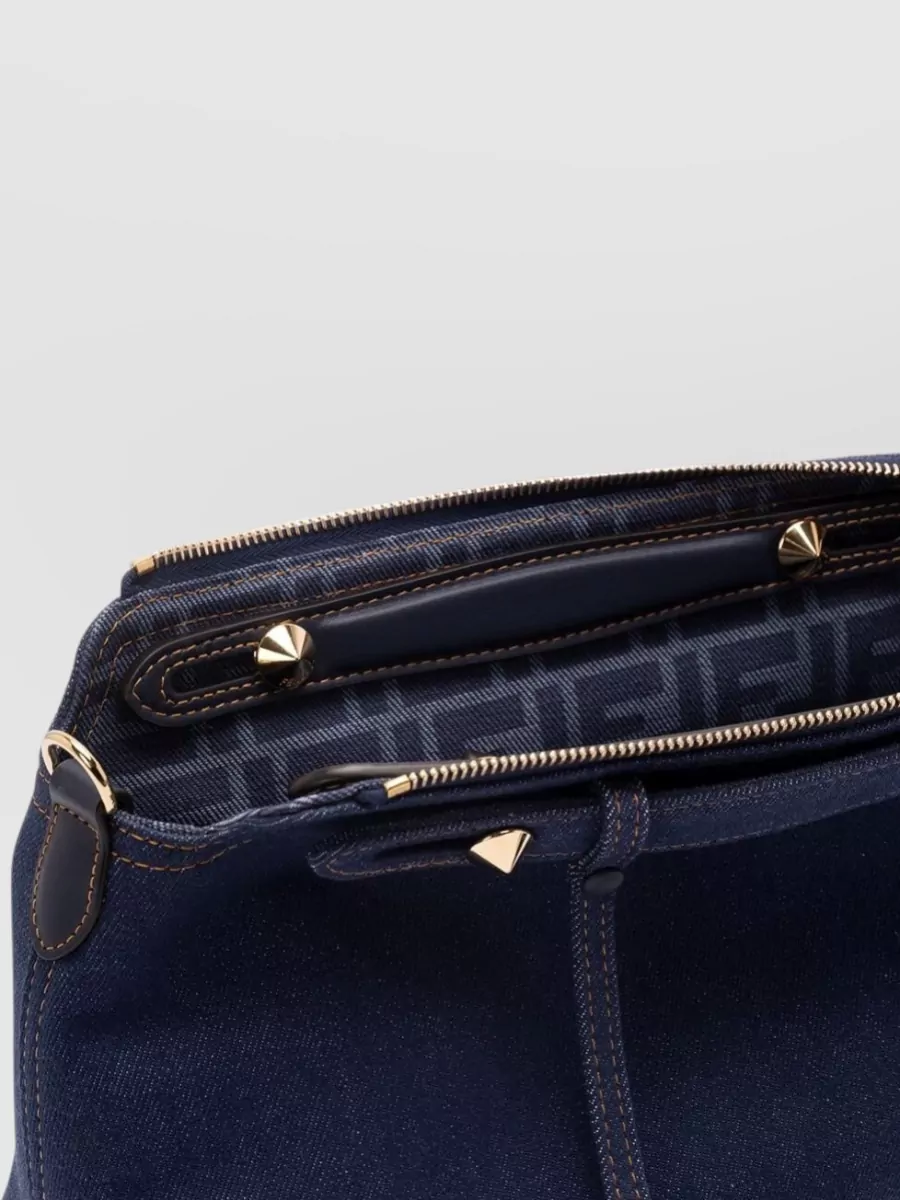 Fendi By The Way Medium Denim Cross-Body Bag