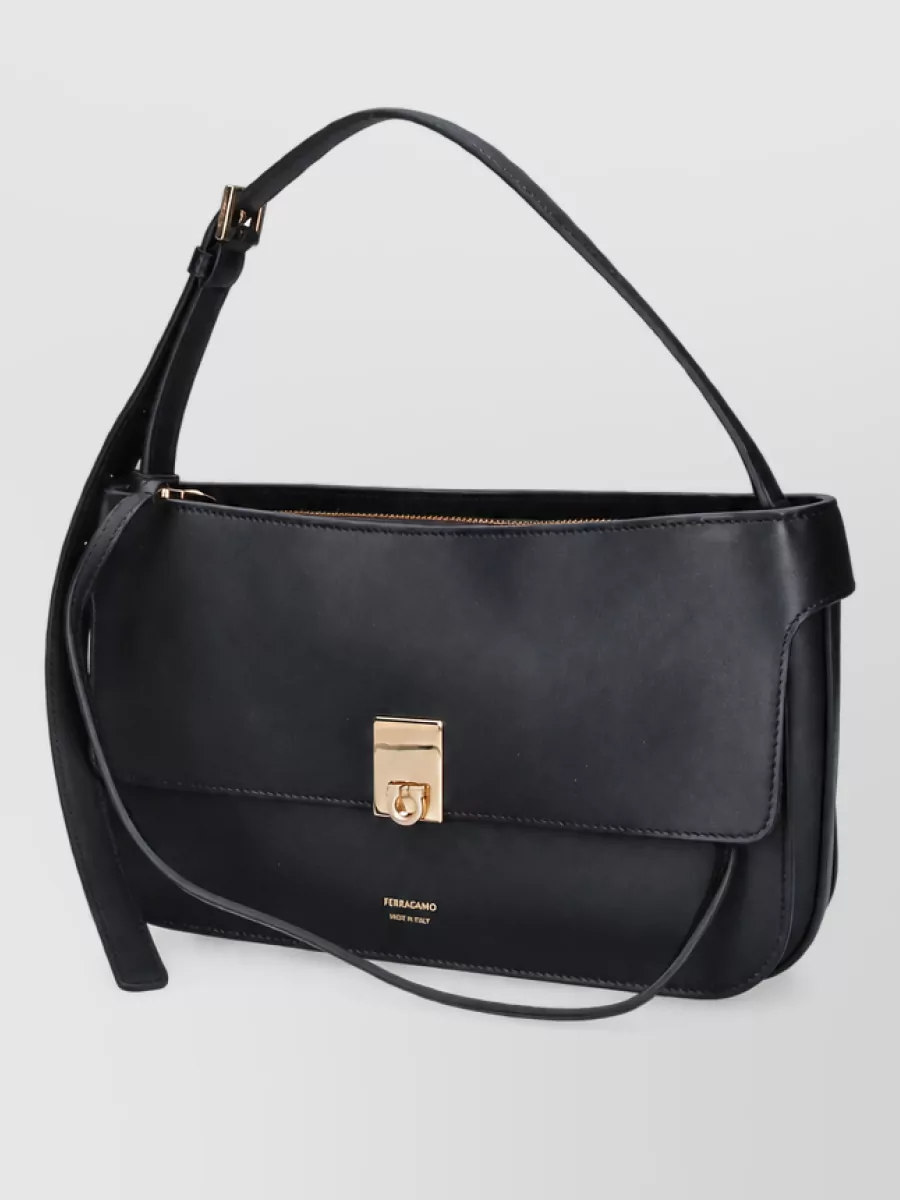Ferragamo Mini Cara Leather Clutch Bag