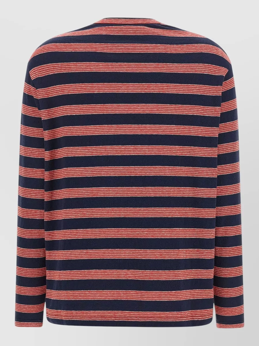 Jil Sander Striped Long-Sleeve Cotton Jumper