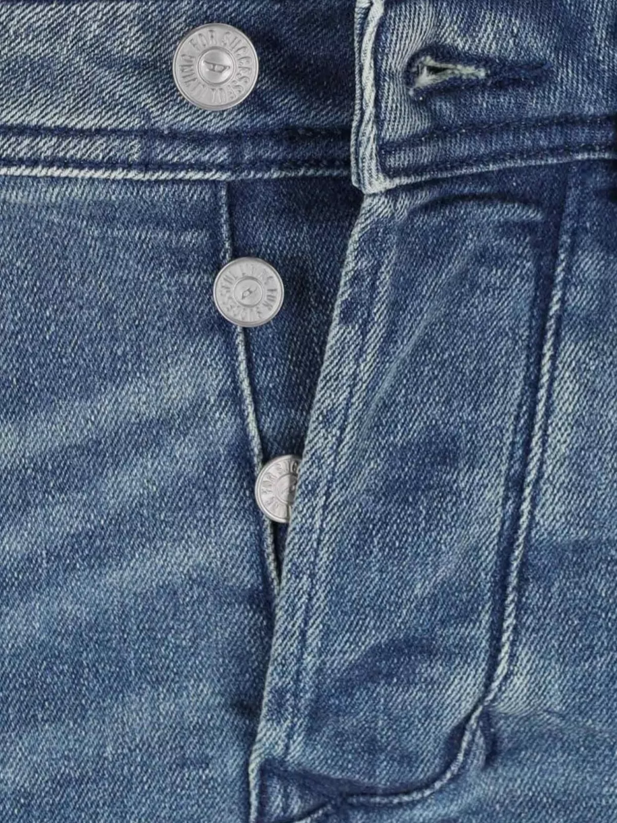 Diesel Straight Leg Trousers Belt Loops