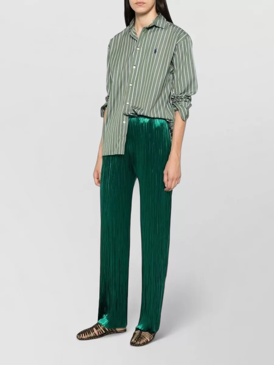 Forte Forte Pleated Wide-Leg Trousers