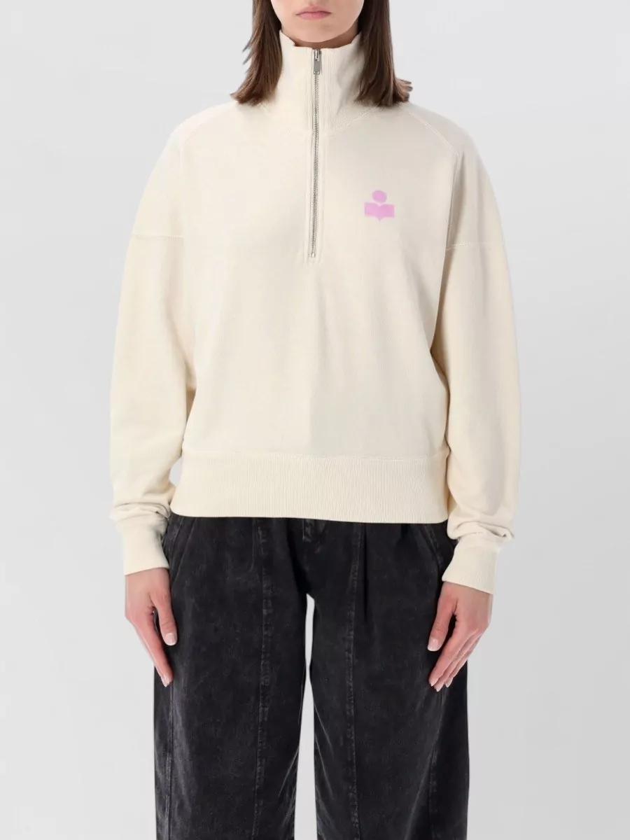 Isabel Marant Etoile High neck half zip sweatshirt