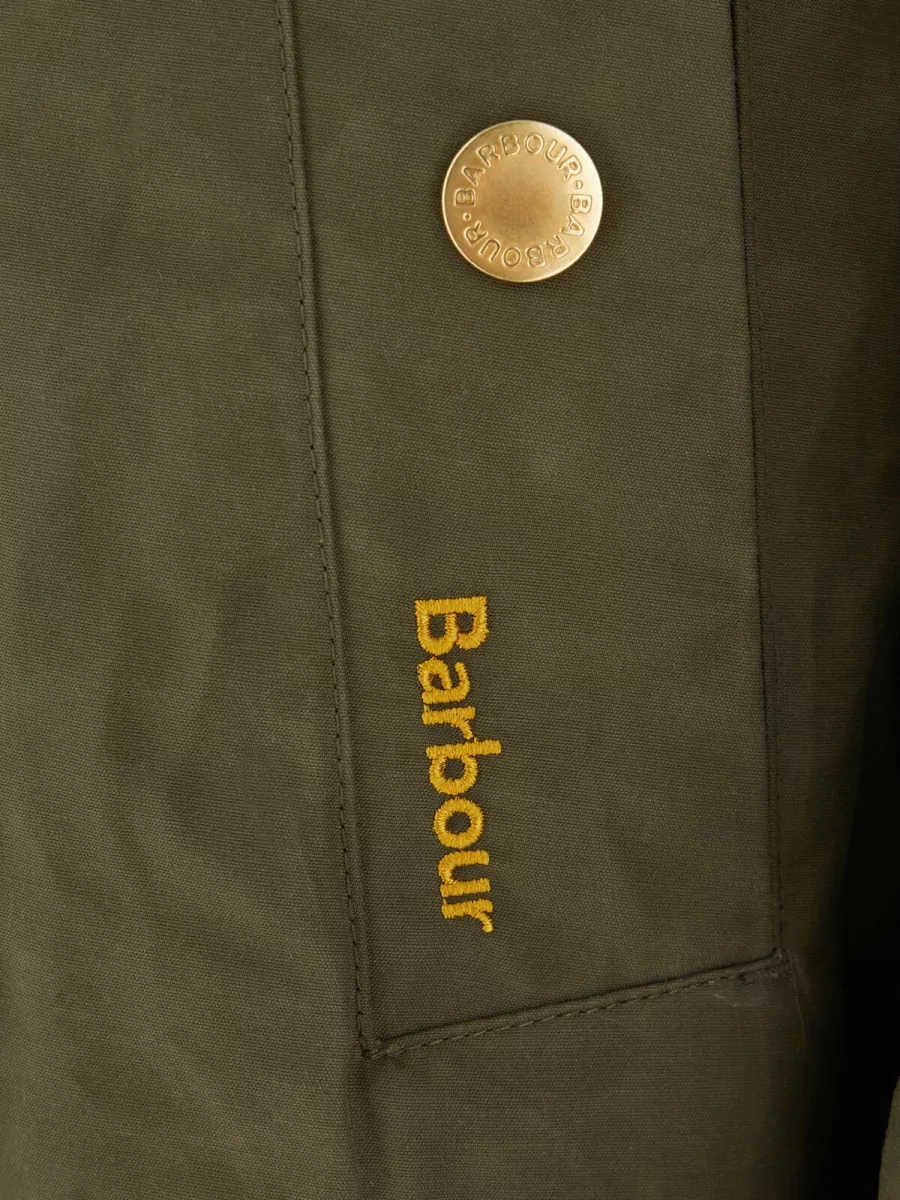Barbour Cotton Blend Parka Coat