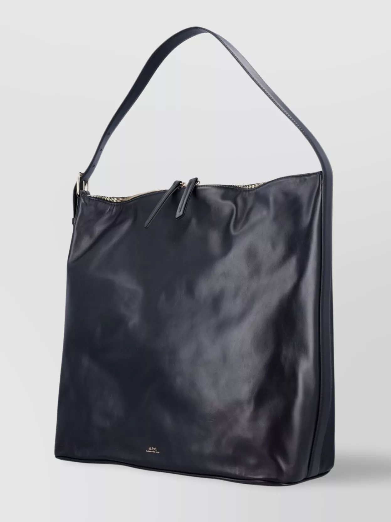A.p.c. Maxi Vera Leather Cross-Body Bag