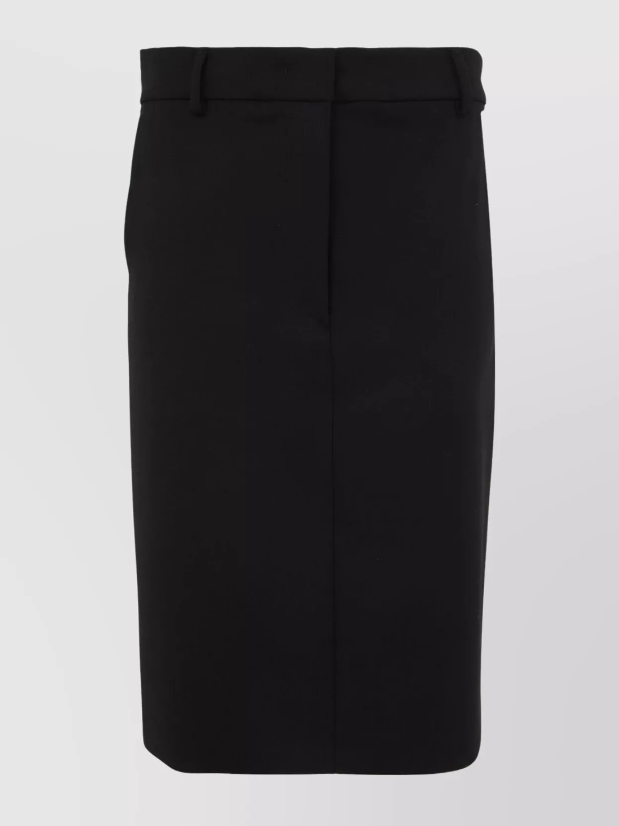 Sportmax High-waisted Knee-length Pencil Skirt In Black