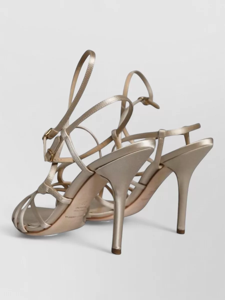Dolce&Gabbana Silk Satin Stiletto Sandals
