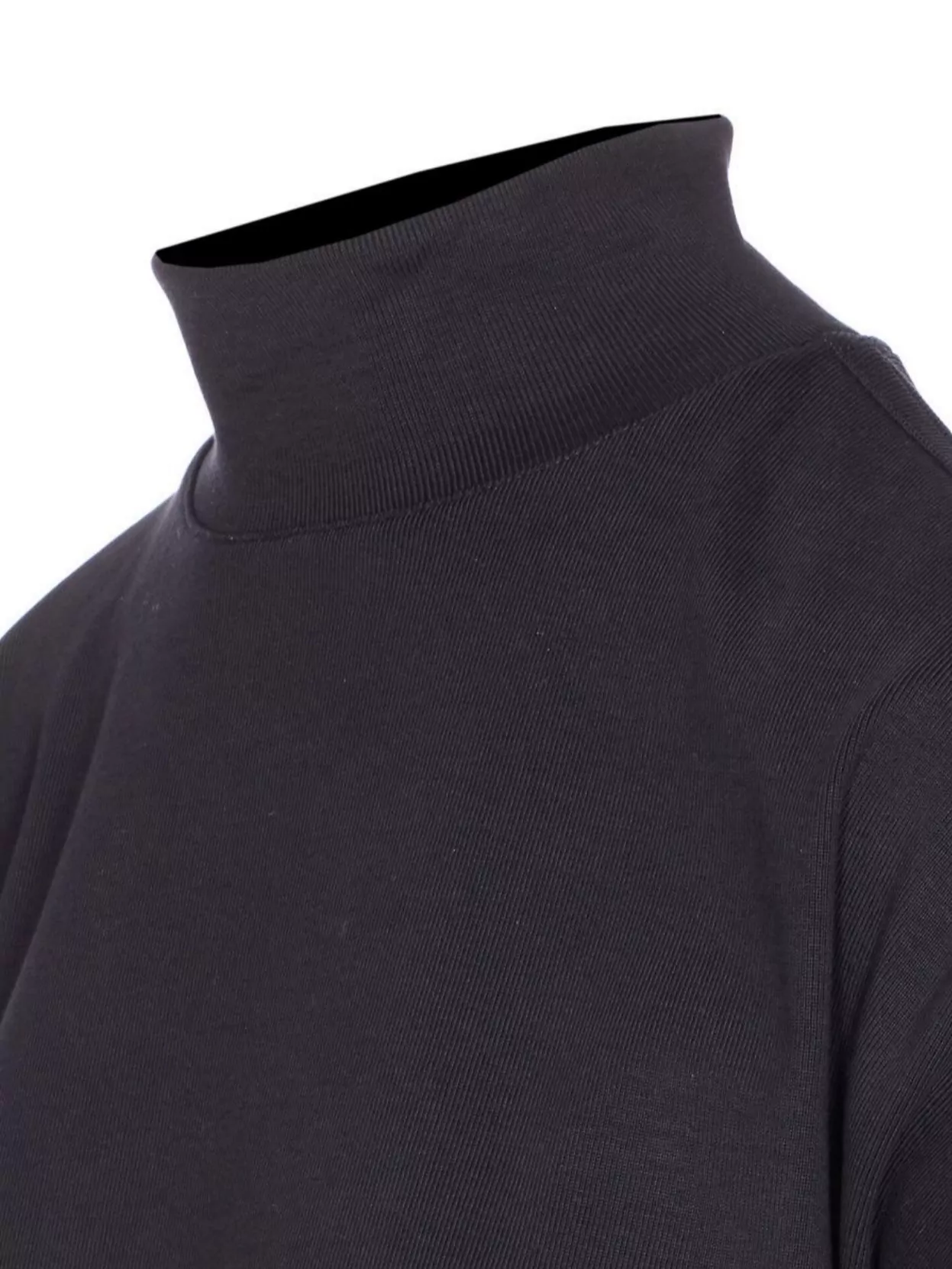 Alaïa Top High Neck Short Sleeves In Blue