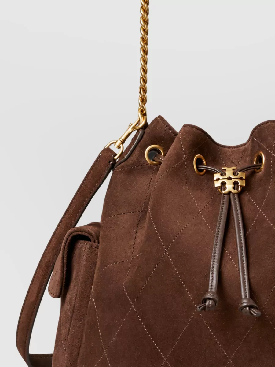 Tory Burch Leather Bucket Bag