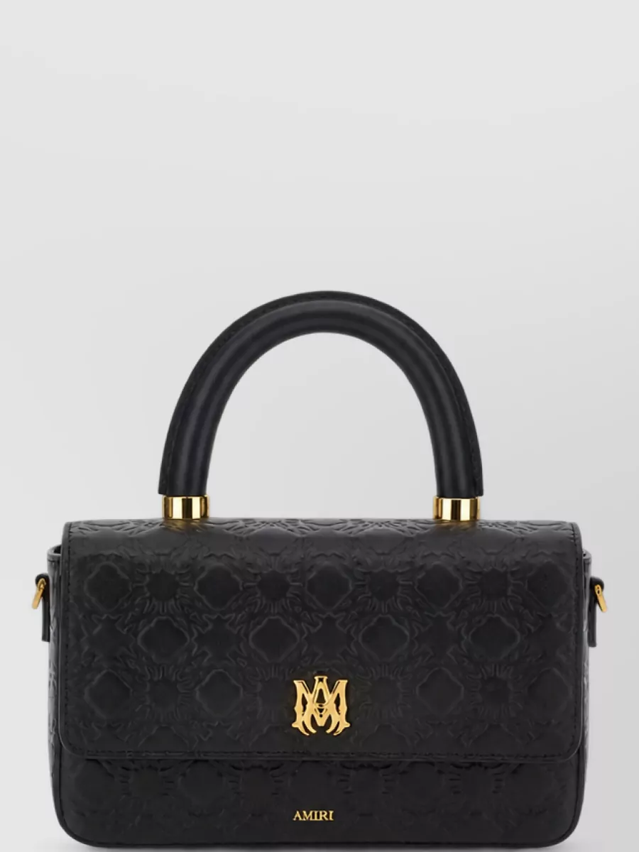 Amiri Leather Micro Tote Bag