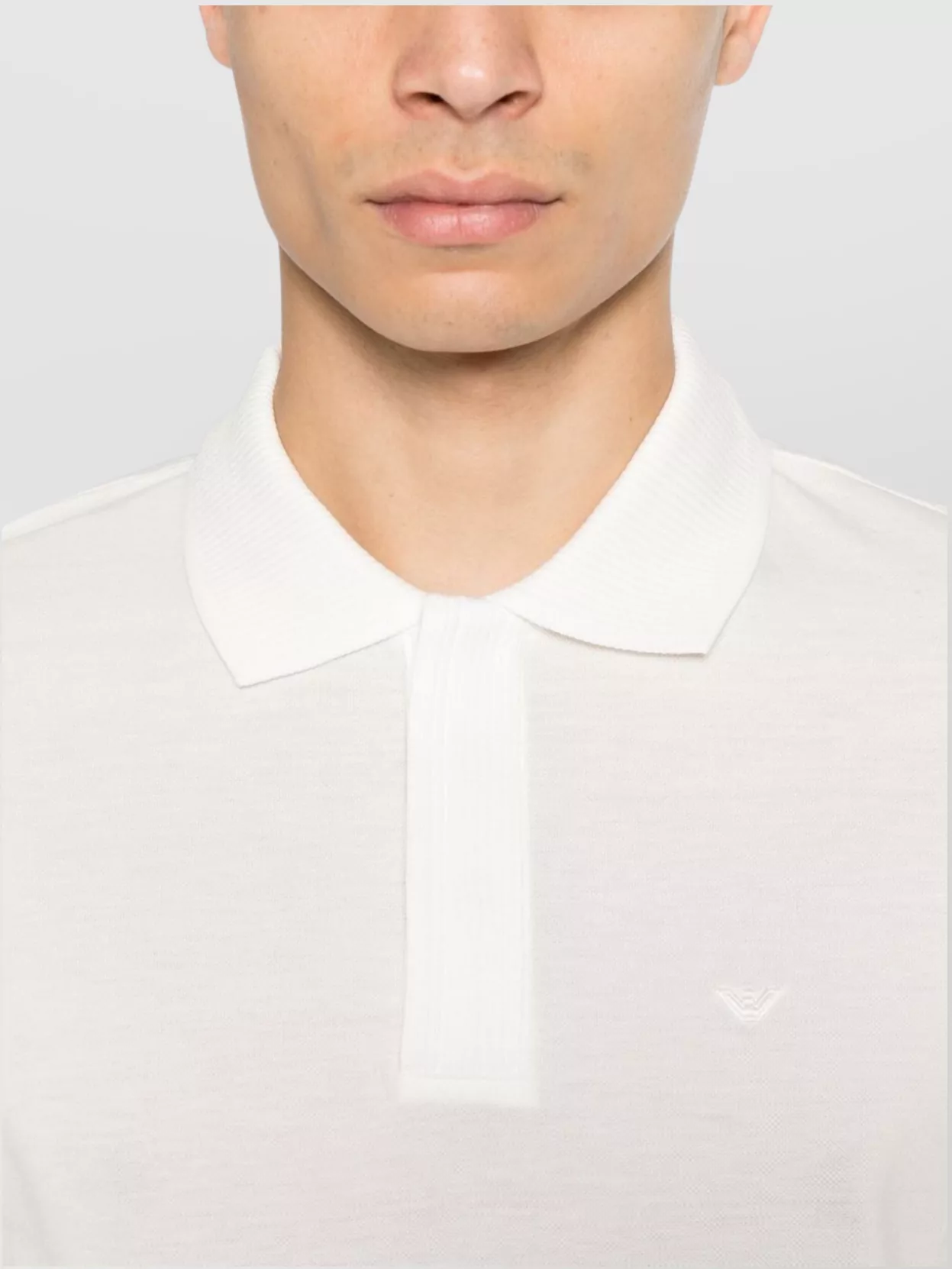 Emporio Armani Logo Cotton Polo Shirt