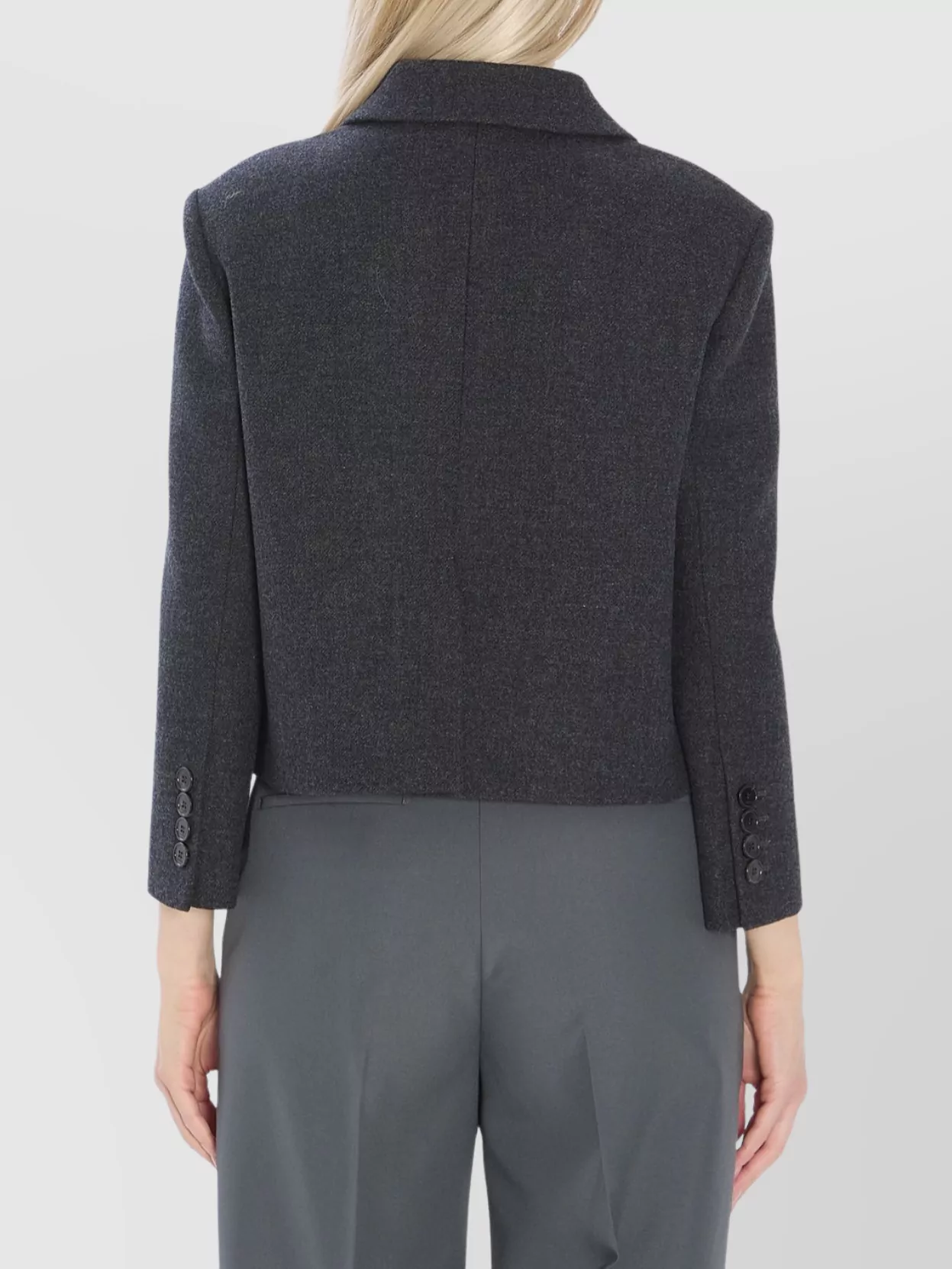 Gucci Tailored Wool Jacket Featuring Cropped Fit