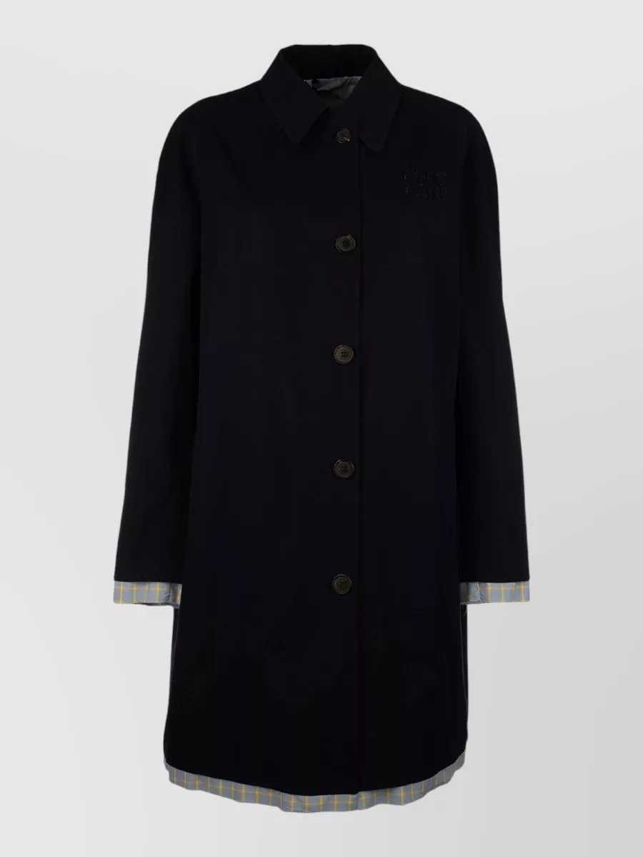 Miu Miu Cotton fitted jacket
