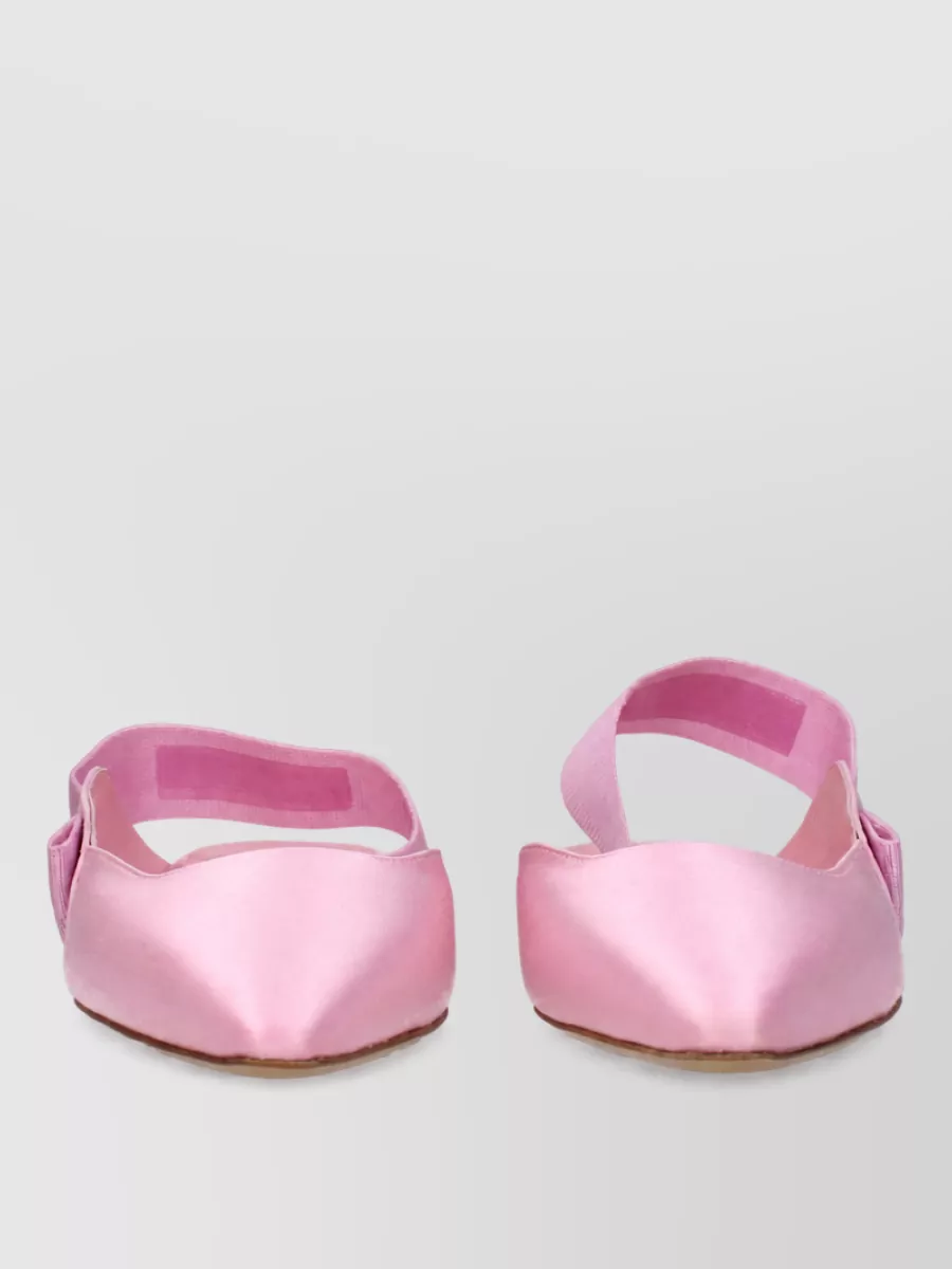 Ferragamo silk ballerina shoes