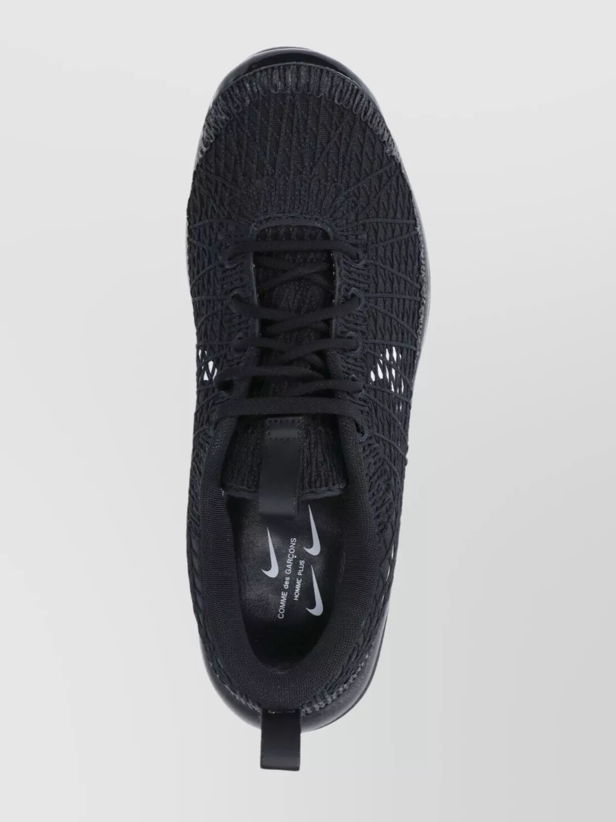 Comme Des Garçons Casual Round Toe Sneakers With Pull Tab