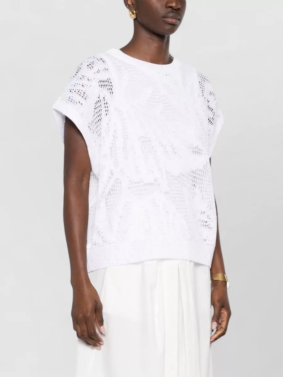 Brunello Cucinelli Cotton T Shirt Short Sleeves Round Neck