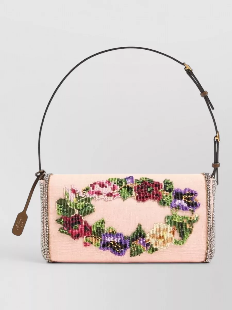 Valentino Garavani Alltime Linen Clutch Bag