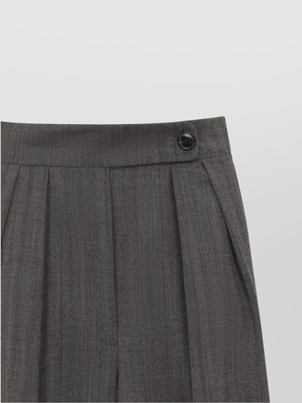 Dries Van Noten Pamplona Wool Pinstripe Wide Leg Trousers