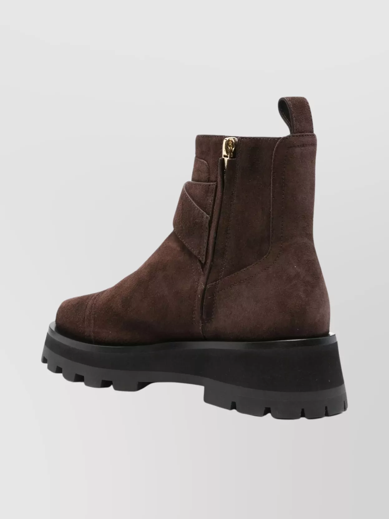 Jimmy Choo Suede Ankle Boots Chunky Sole In Brown