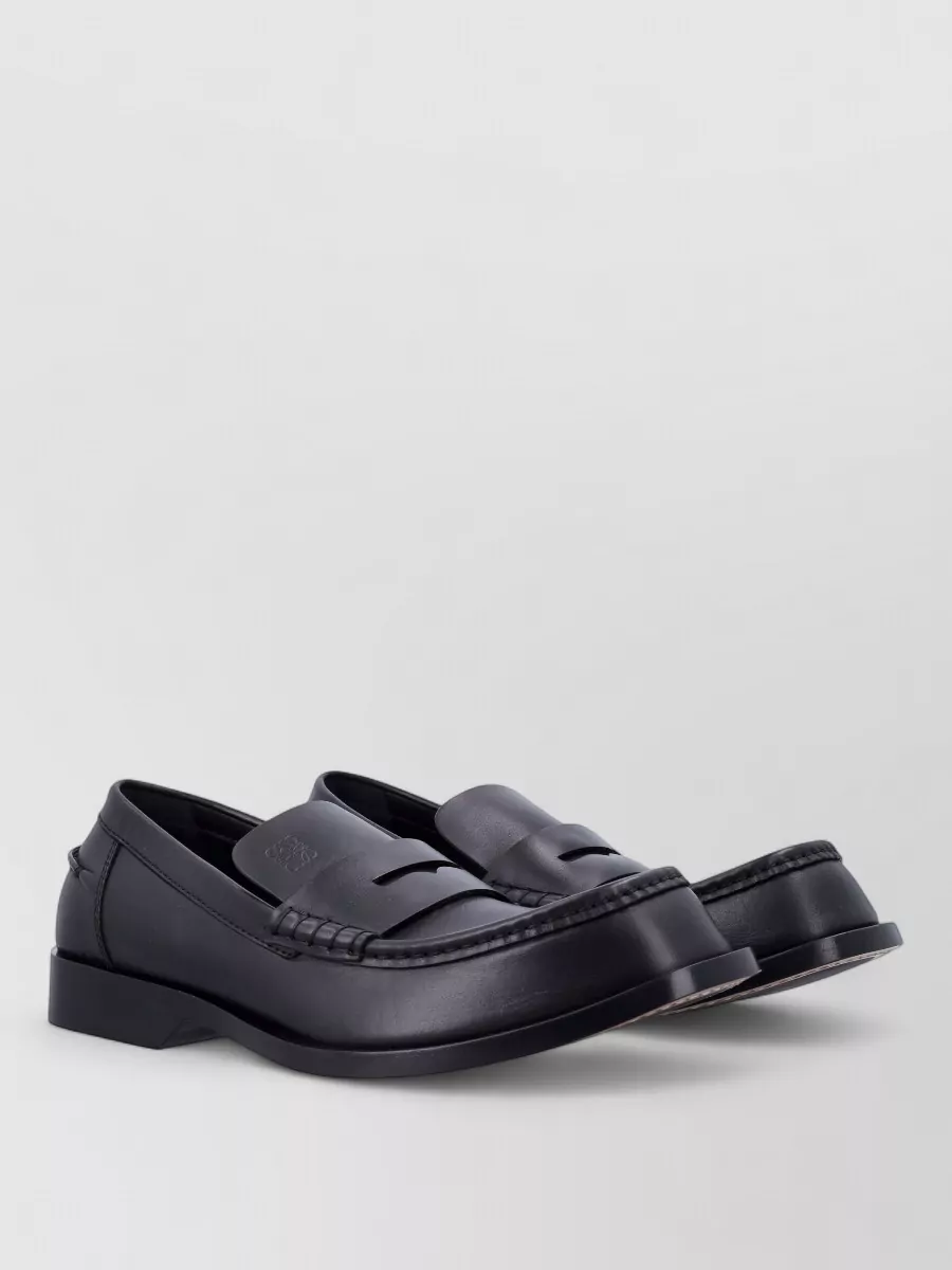 Loewe leather loafers