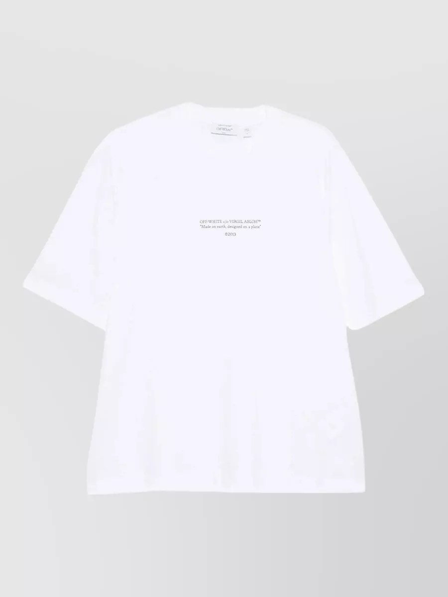 Off-White cotton t-shirt