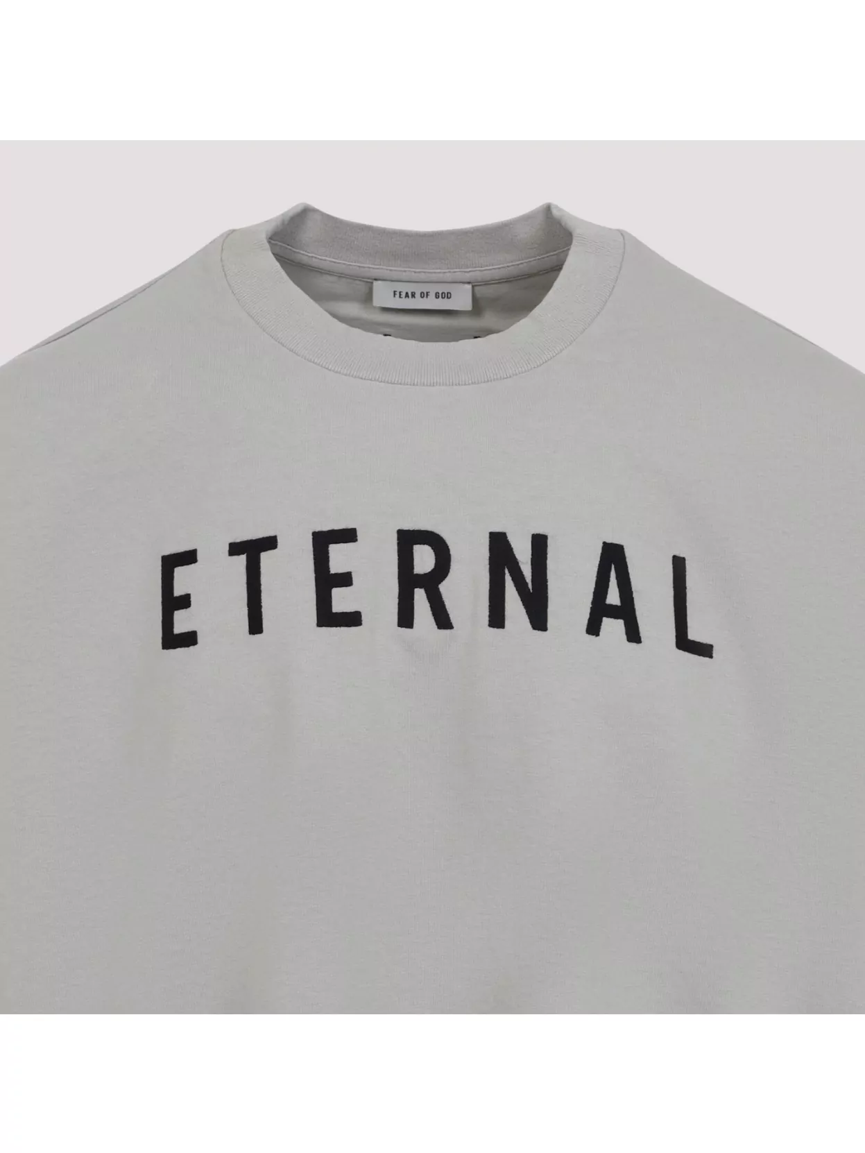 Fear Of God Dove Grey Cotton Eternal Long Sleeve Tee