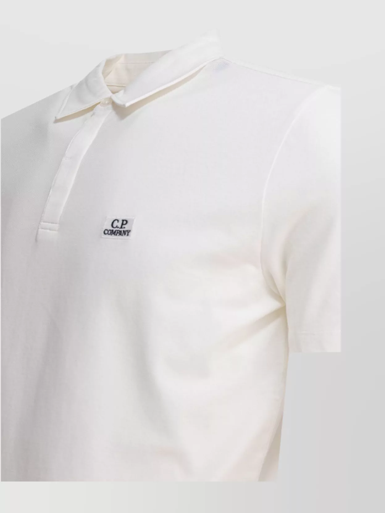 C.p. Company Logo-print Cotton T-shirt In White