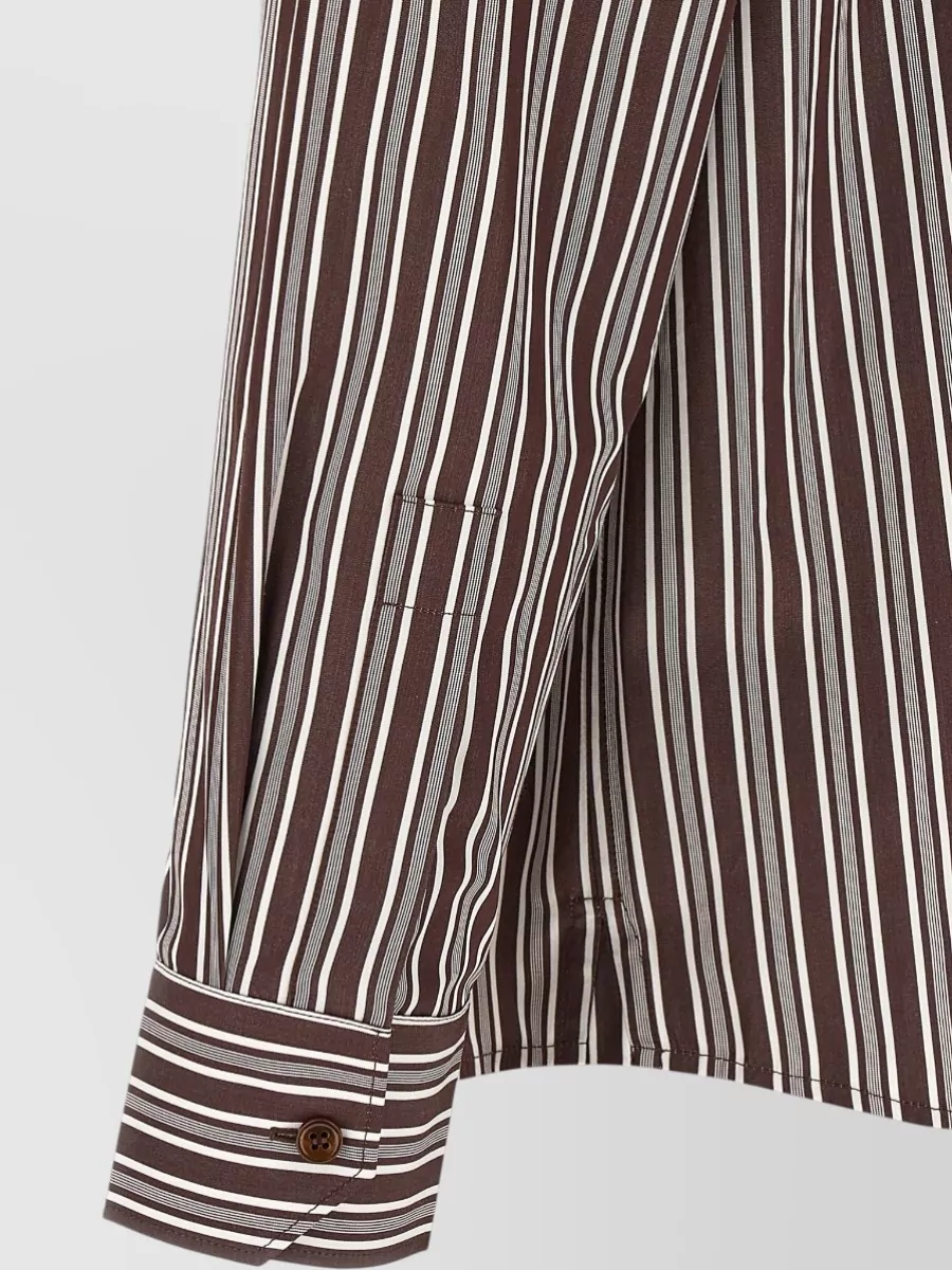 Saint Laurent Striped Cotton Shirt