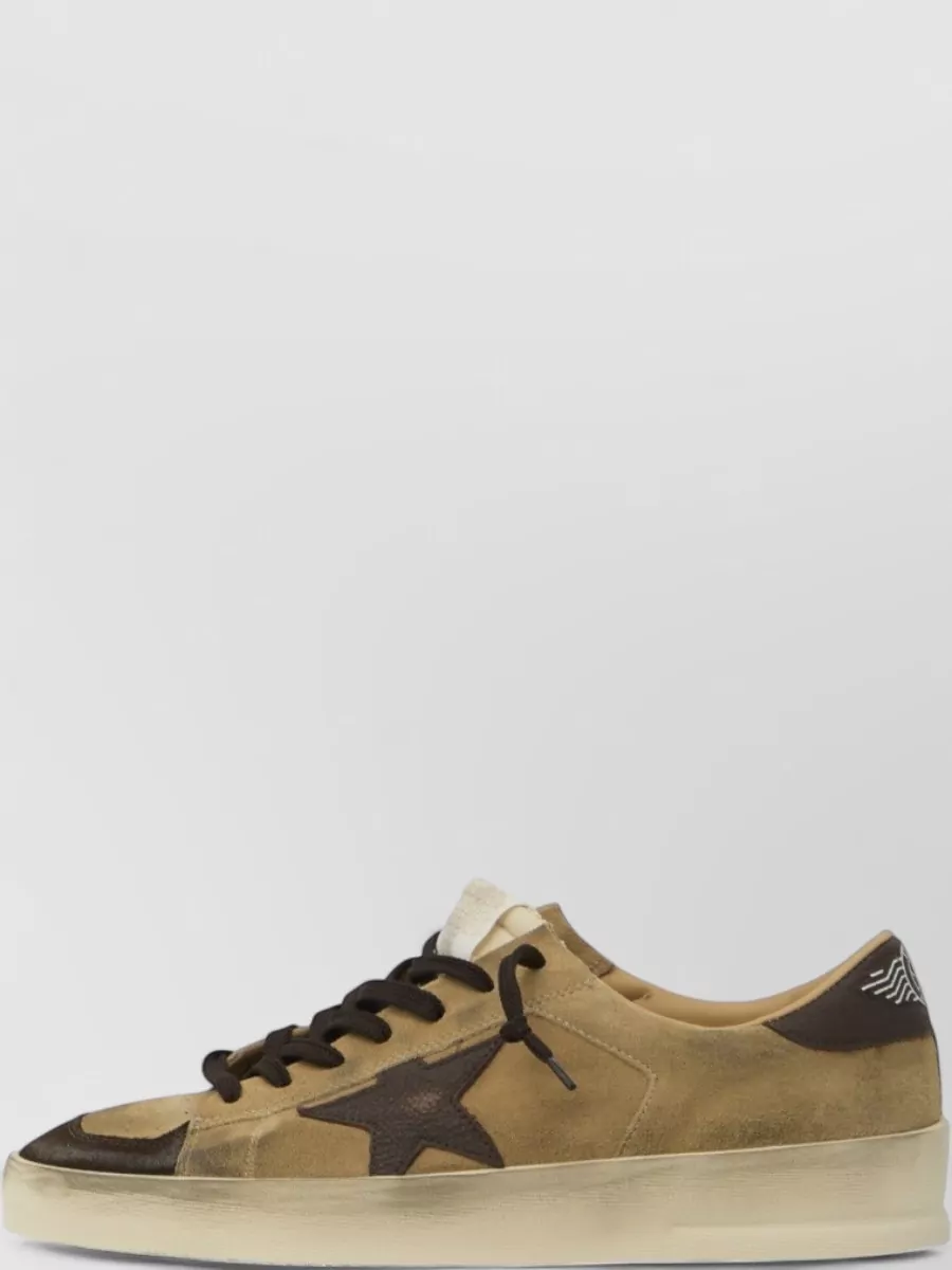 Golden Goose Leather Low-Top Sneakers