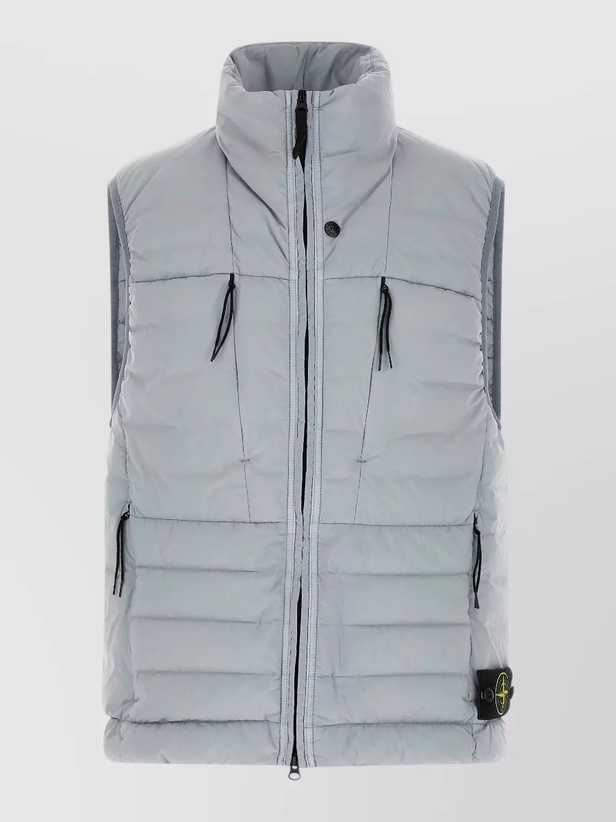 Stone Island down padded high neck sleeveless gilet